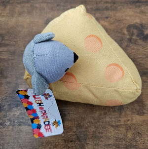 Mouse and Cheese Cute 6” Plush Stuffed Animal Doll Toy New Plush Parade